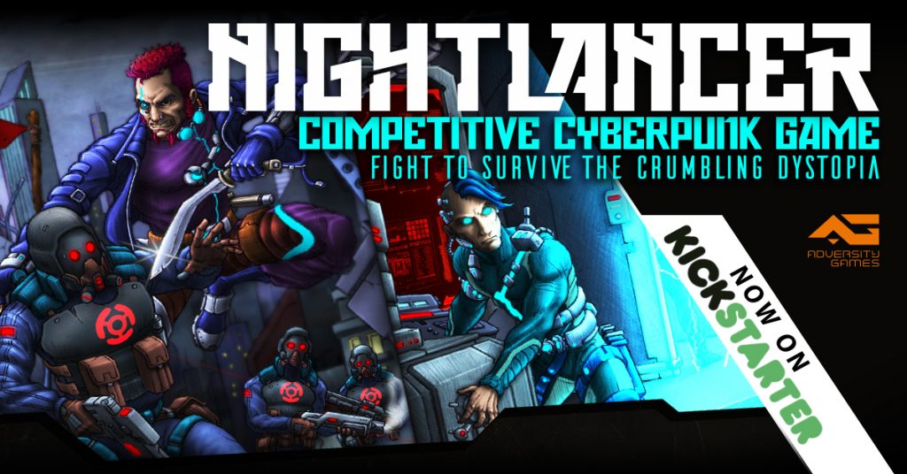 nightlancer kickstarter cyberpunk indiegame indiedev scifi dystopia