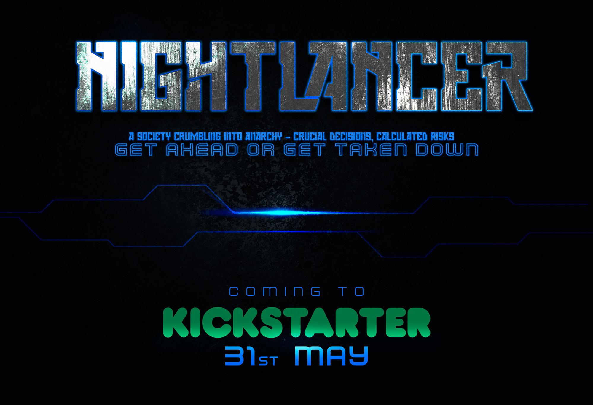 nightlancer kickstarter indiegame indiedev cyberpunk