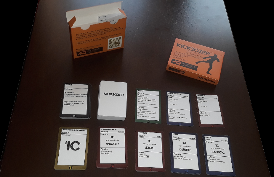 indie game dev kickboxer card game tabletop